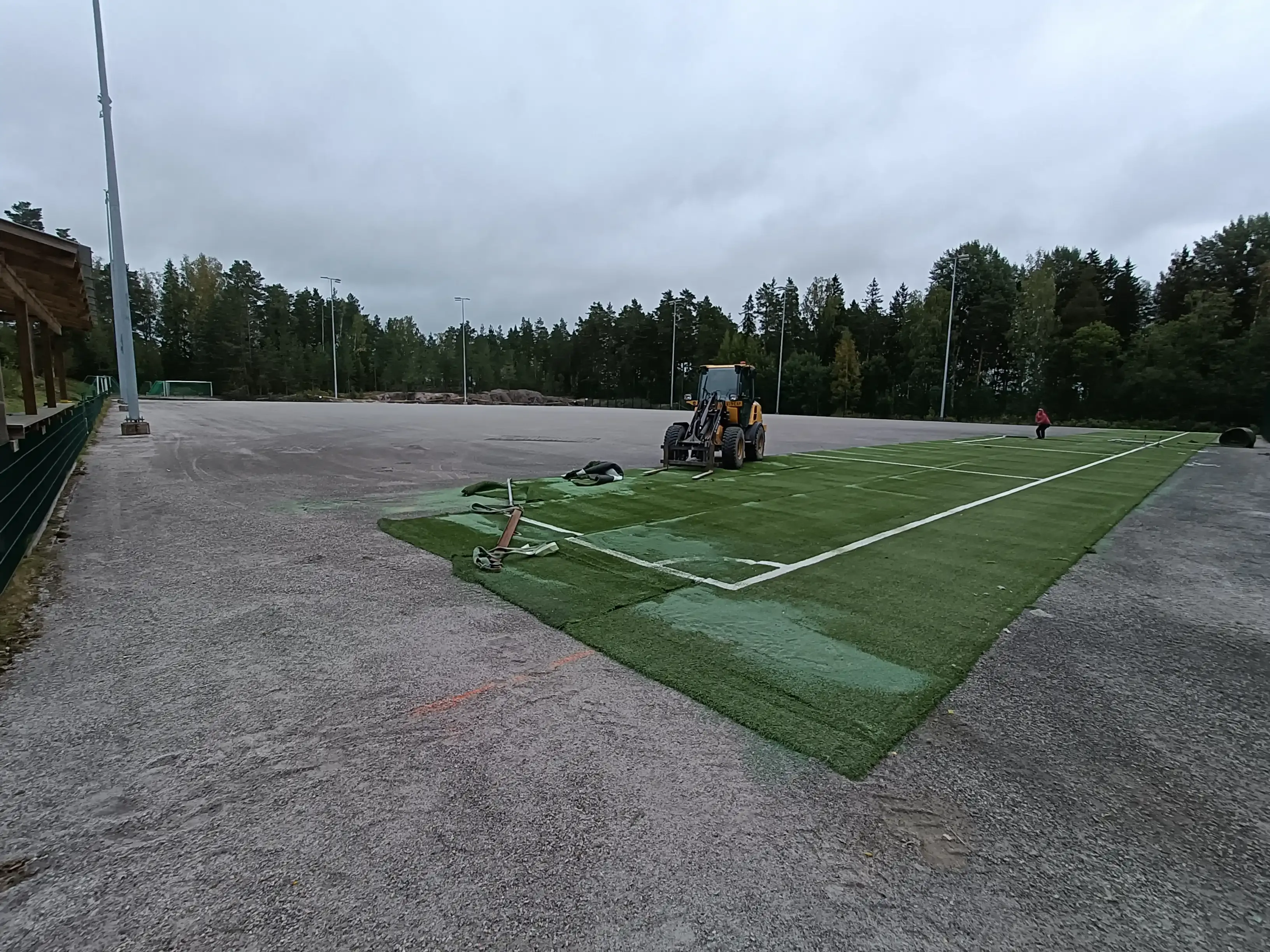 Halikko artificial grass renovation 1